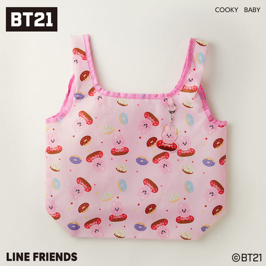 アクリルキーホルダー付きエコバッグ COOKY BABY