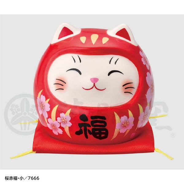 納得できる割引 だるま猫(*´Д｀*) ねこ陶雛 【訳あり品】 雛人形